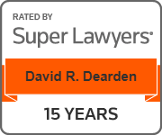 Rated By Super Lawyers | David R. Dearden | 15 Years